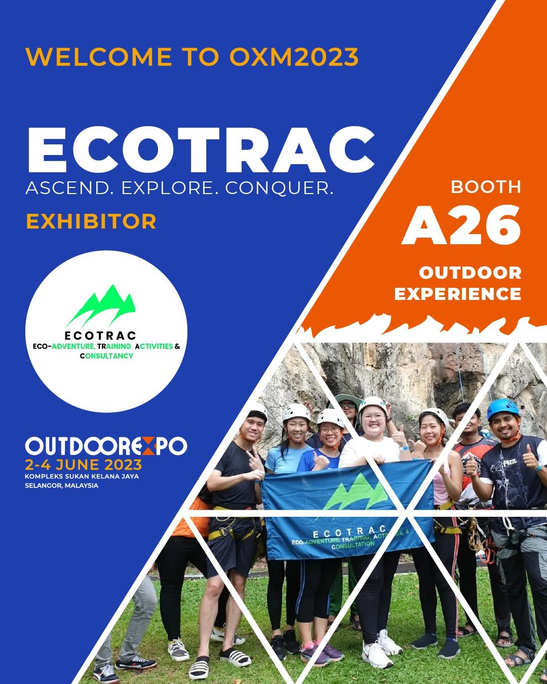 Ecotrac team at Outdoor Expo