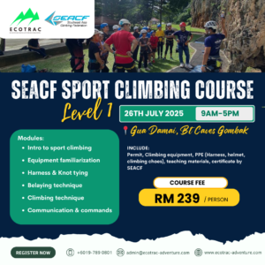 SEACF SPORT CLIMBING COURSE LEVEL 1