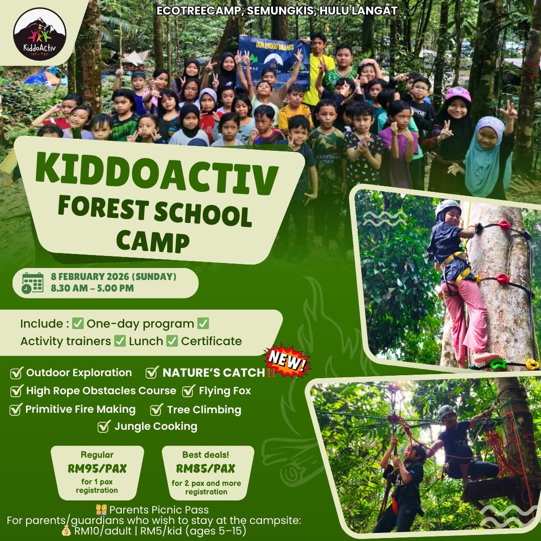 KiddoActiv Forest School Camp 8 February 2026